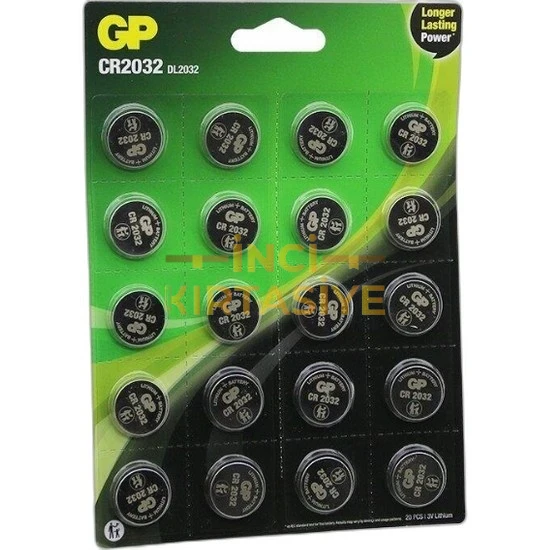 GP CR2032 3V LITYUM DÜĞME PIL