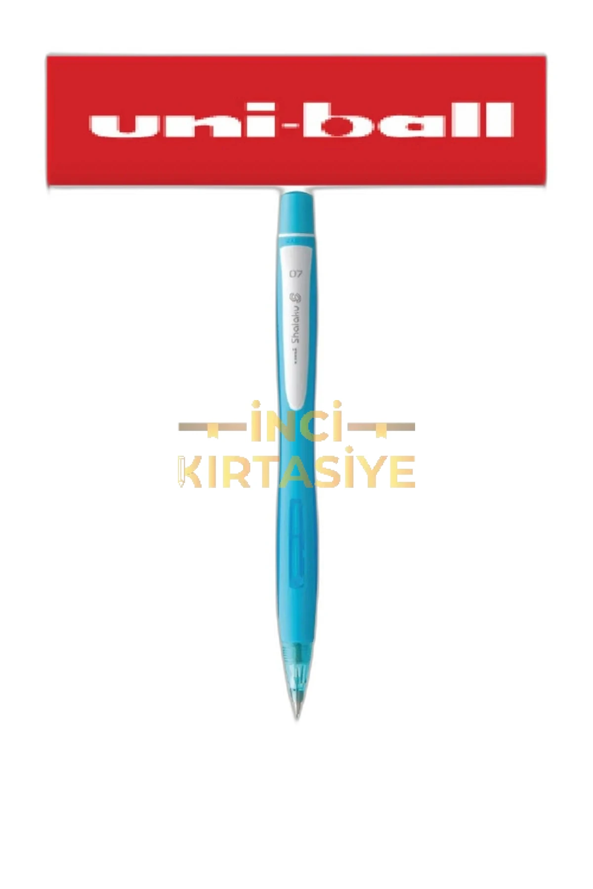 UNİBALL SHALAKU 0,7MM YANDAN BASMALI VERSATİL KALEM AÇIK MAVİ