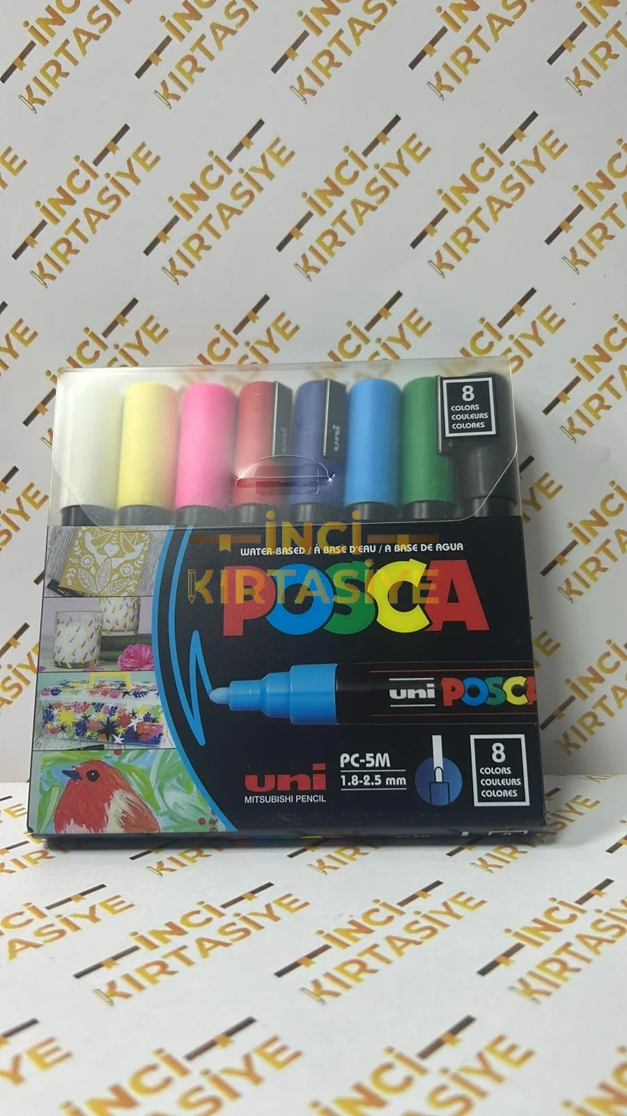 UNİ POSCA SU BAZLI MARKÖR 8 RENK