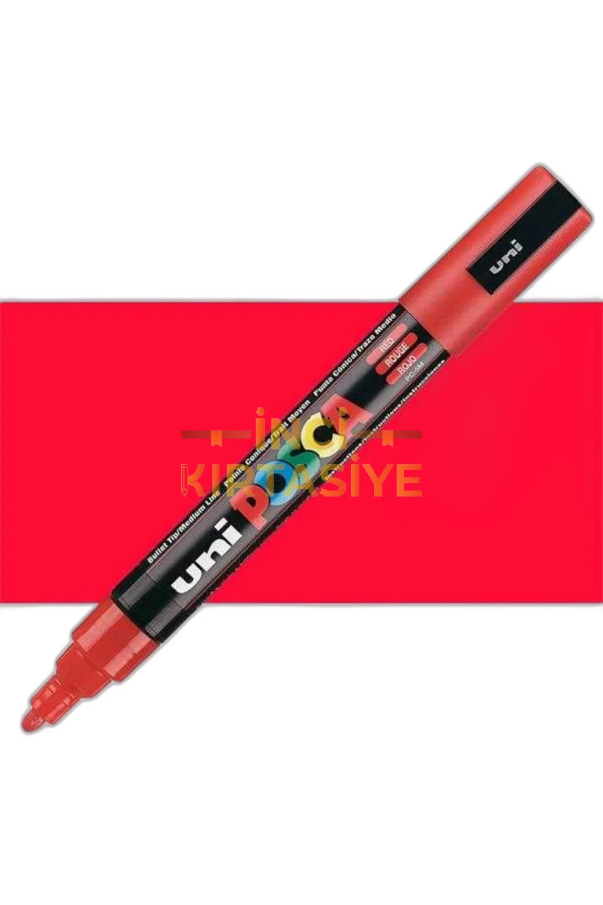 UNI POSCA 1.8-2.5 SU BAZLI POSTERMARKÖRÜ KIRMIZI N