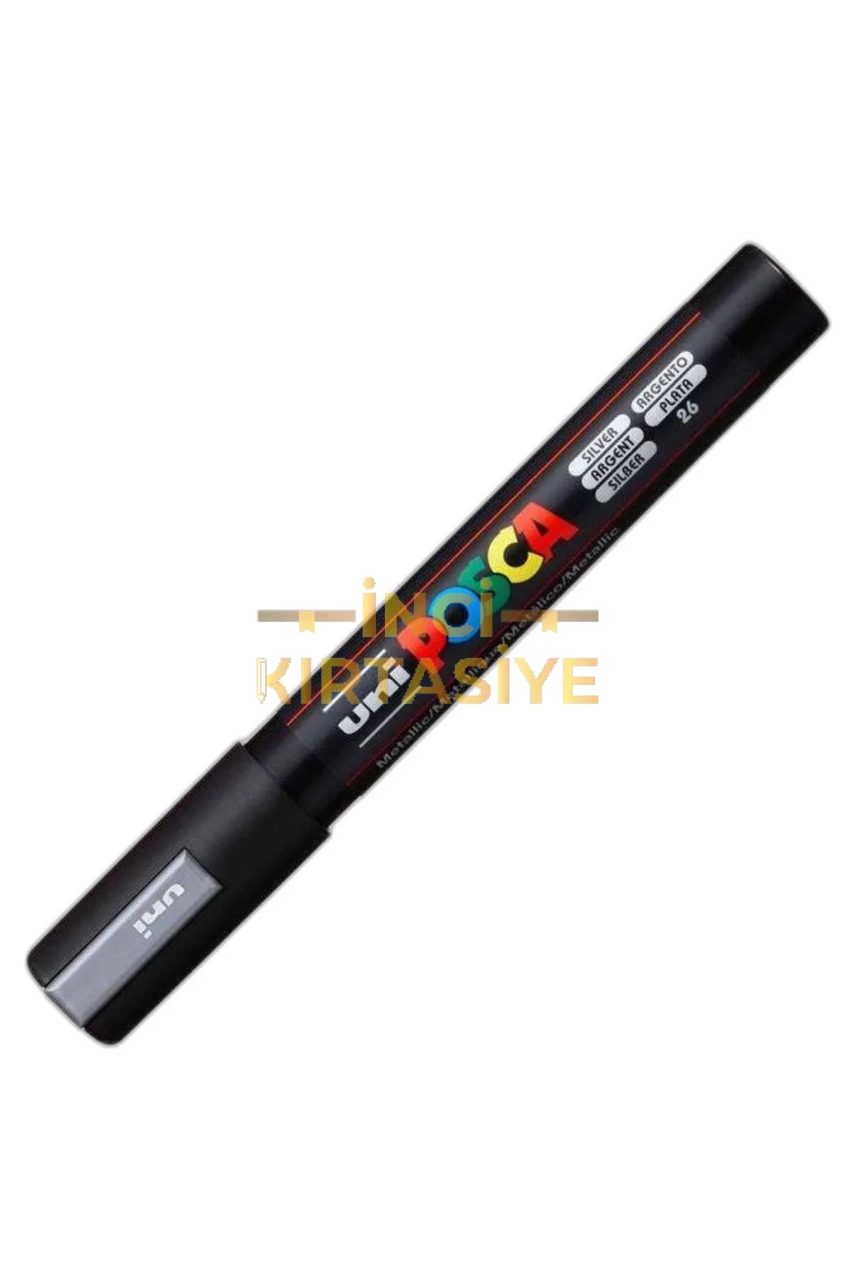 UNI POSCA 1.8-2.5 SU BAZLI POSTER MARKÖRÜ GÜMÜŞ N