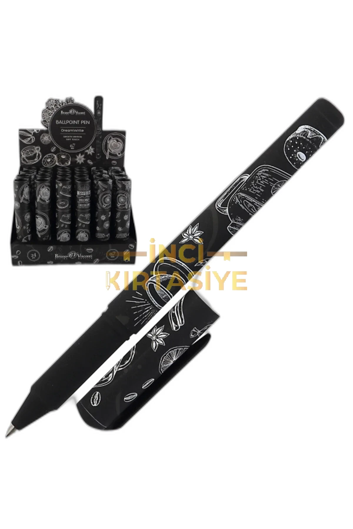 BRUNO VİSCONTİ SİLİNDİR KUTULU 0,7MM MAVİ TÜKENMEZ KALEM