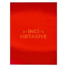 LİNO 50X70 CM. KIRMIZI AYNALI (METALİK) KARTON