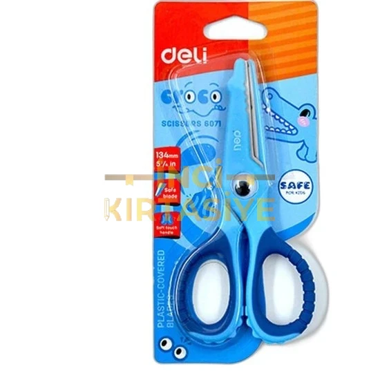DELİ 6071 134MM 5 1/4 İNÇ BLİSTERLİ OKUL MAKASI
