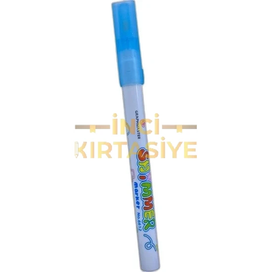 BRONS IŞILTILI MARKER KALEM LACİVERT