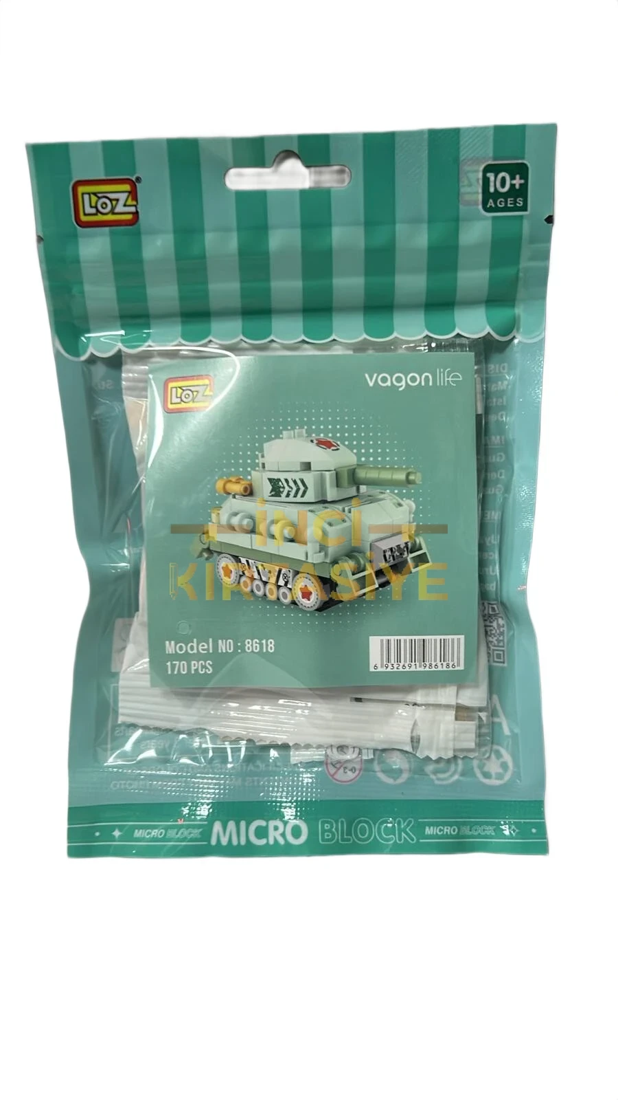 LOZ TANK BLOCK OYUNCAK MİNİ POŞET 170 PARÇA