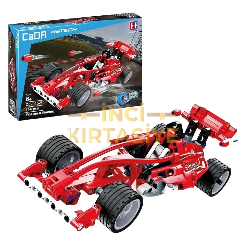 CADA FORMULA YARIŞ ARABASI ÇEK BIRAK  144 PARÇA BLOCK OYUNCAK