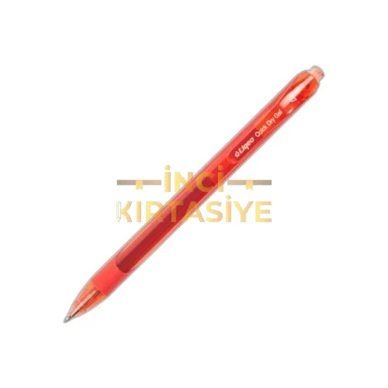LIQEO INSTANT DRY GEL PEN 0.7 MM KIRMIZI