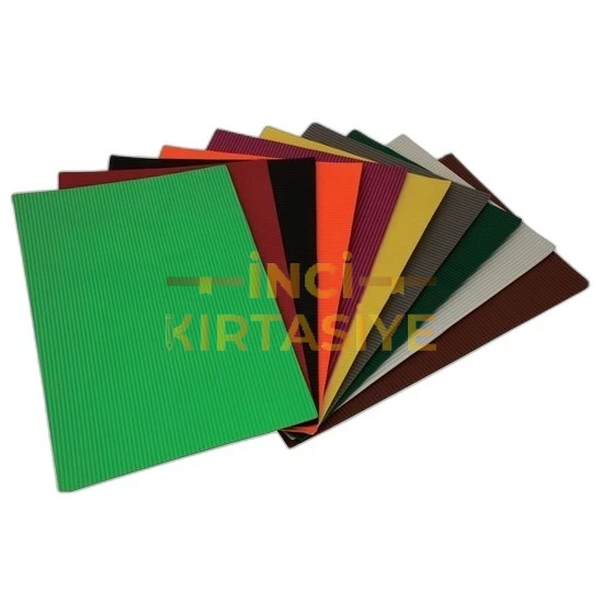 LİNO EVA 20X30 CM.10 RENK 2MM.ÇİZGİ BASKILI 10'LU PAKET