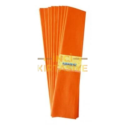 LİNO LÜX KRAPON KAĞIDI TURUNCU  (50X200 CM.)