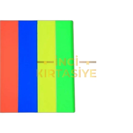 LİNO FOSFORLU MAKET KARTONU 5 MM. 5 RENK (50X70 CM.)