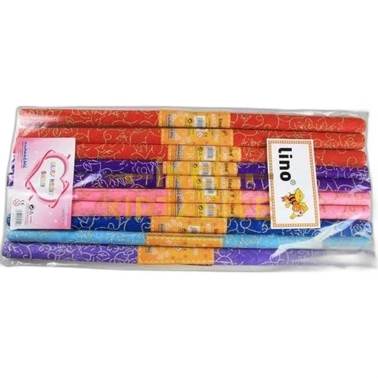 LİNO ELYAF KAĞIT 10 RENK (60X60 CM.)