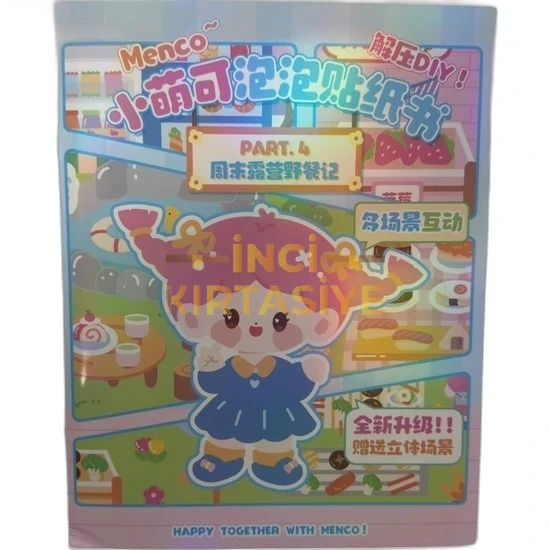 MENCO 3 BOYUTLU MAKET STİCKER KİTABI