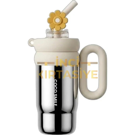 VAGONLİFE COCO SMİLE 760ML GÜMÜŞ ÇELİK TERMOS