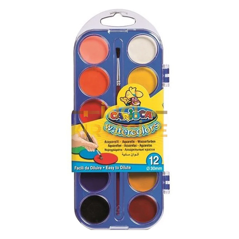 CARİOCA SULU BOYA 30 MM.12'Lİ
