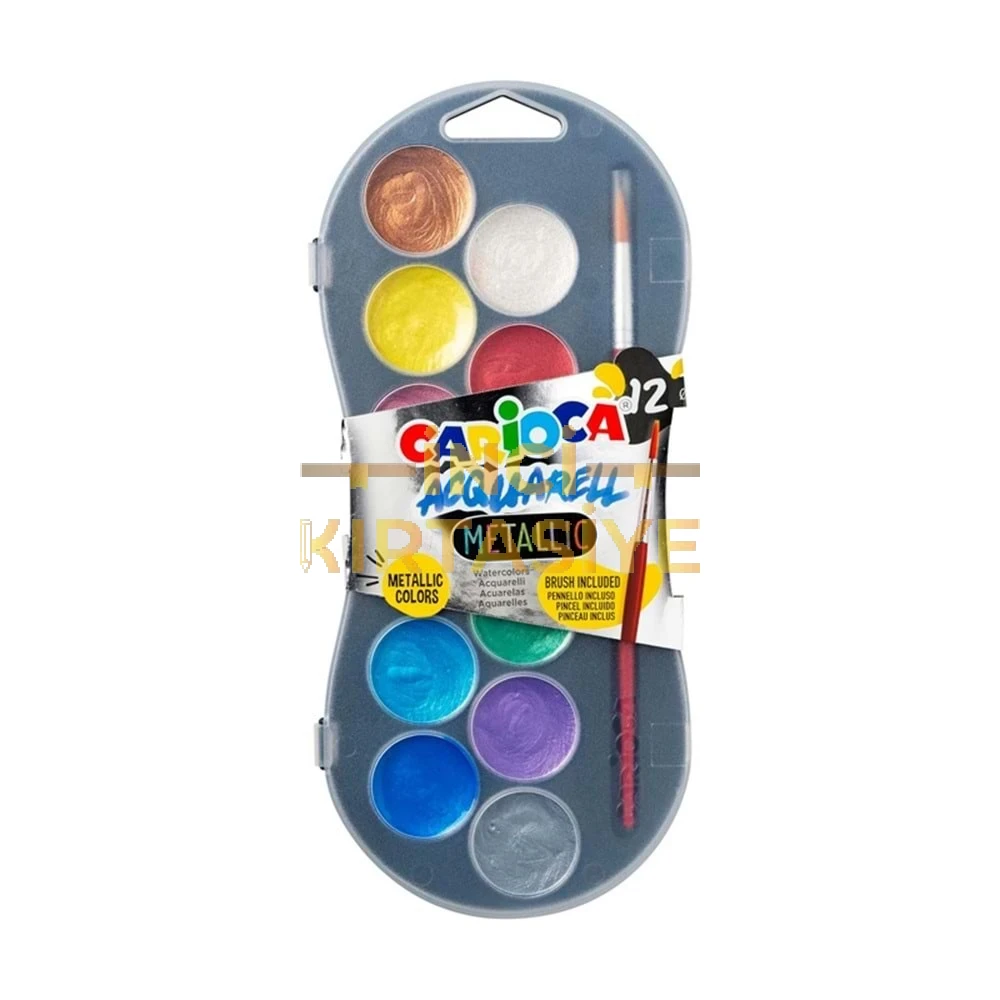 CARIOCA METALIK TEMPERA FIRÇALI SULUBOYA YIKANABILIR 6X25 ML