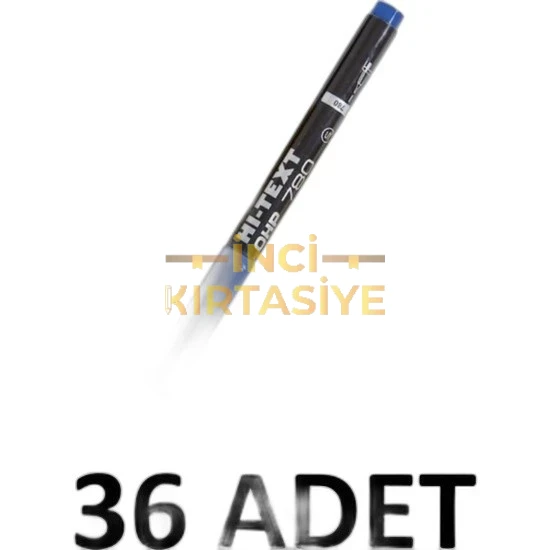 HI-TEXT ASETAT KALEMİ (S) MAVİ