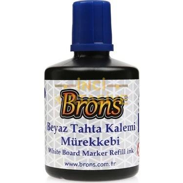 BRONS TAHTA KALEMİ MUREKKEBİ -MAVİ  30CC.