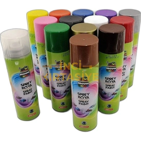 N.COLOR SPREY BOYA KİRMİZİ~200ML~~