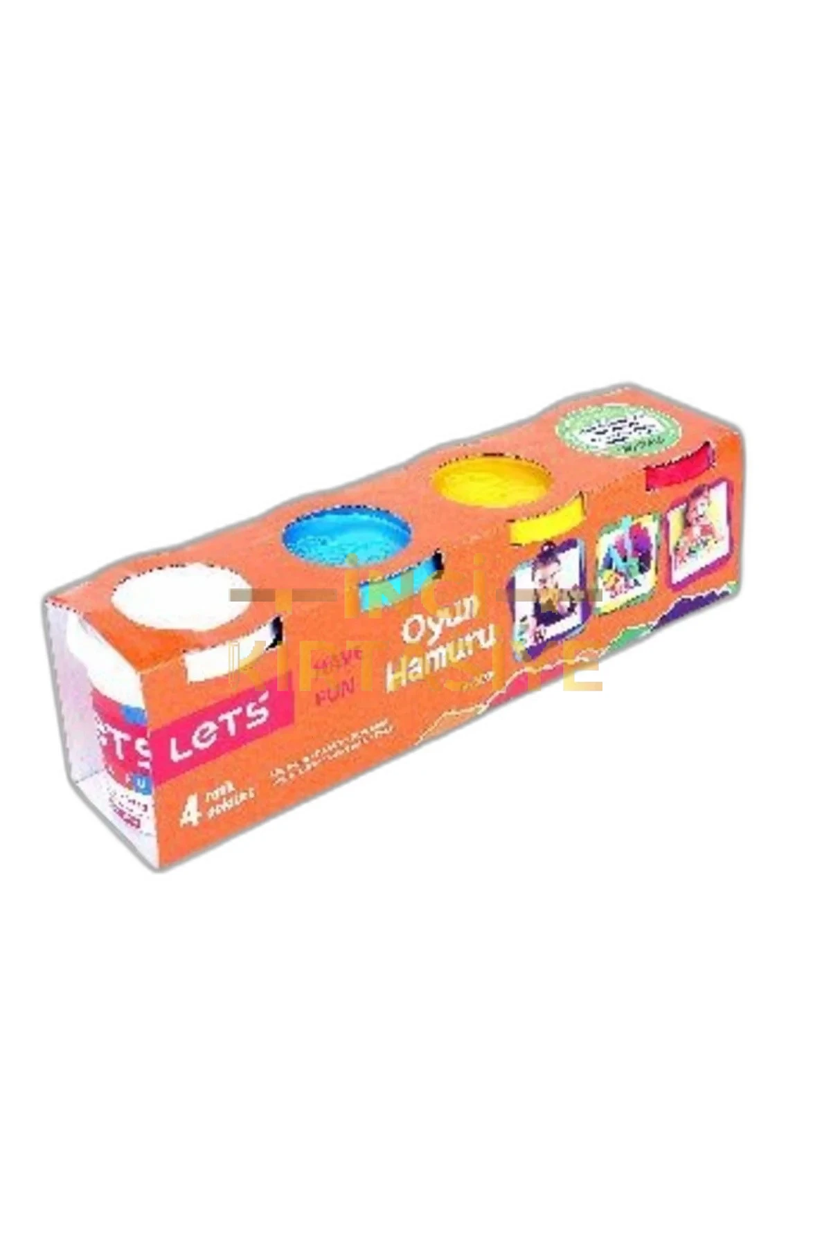 LETS 4 RENK  OYUN HAMURU 600 GR.