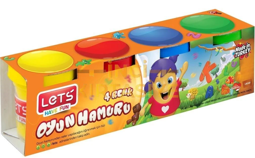 LETS OYUN HAMURU KÜÇÜK BOY 4 RENK