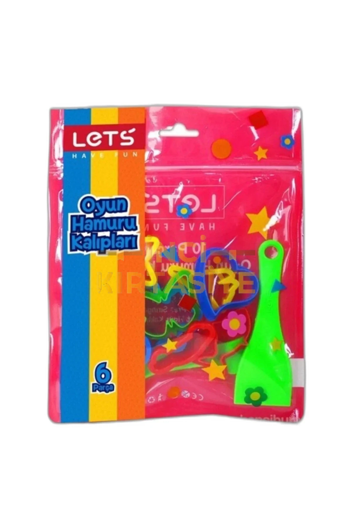 LETS OYUN HAMURU KALIPLARI 6 PARÇA