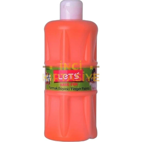 LETS PARMAK BOYASI 500 ML. TURUNCU