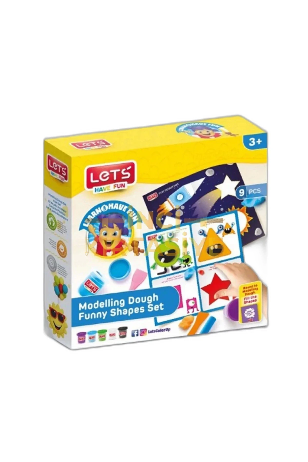 LETS EĞLENCELİ ŞEKİLLER MATI OYUN HAMURU L9010