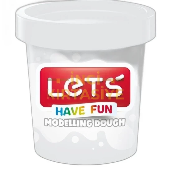 LETS TEK RENK  OYUN HAMURU BEYAZ 150 GR.
