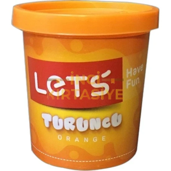 LETS TEK RENK  OYUN HAMURU TURUNCU 150 GR.