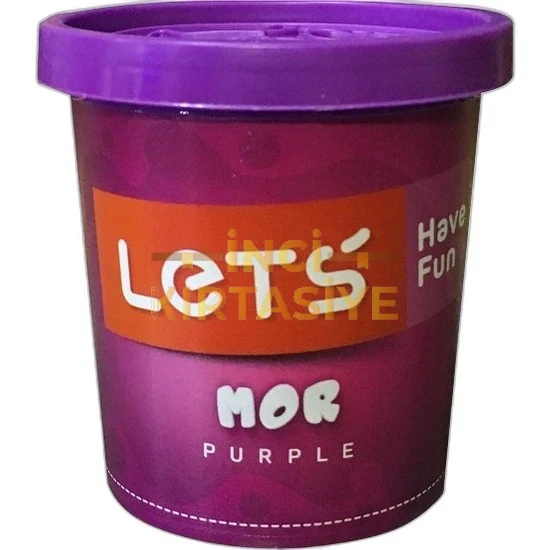 LETS TEK RENK  OYUN HAMURU MOR 150 GR.
