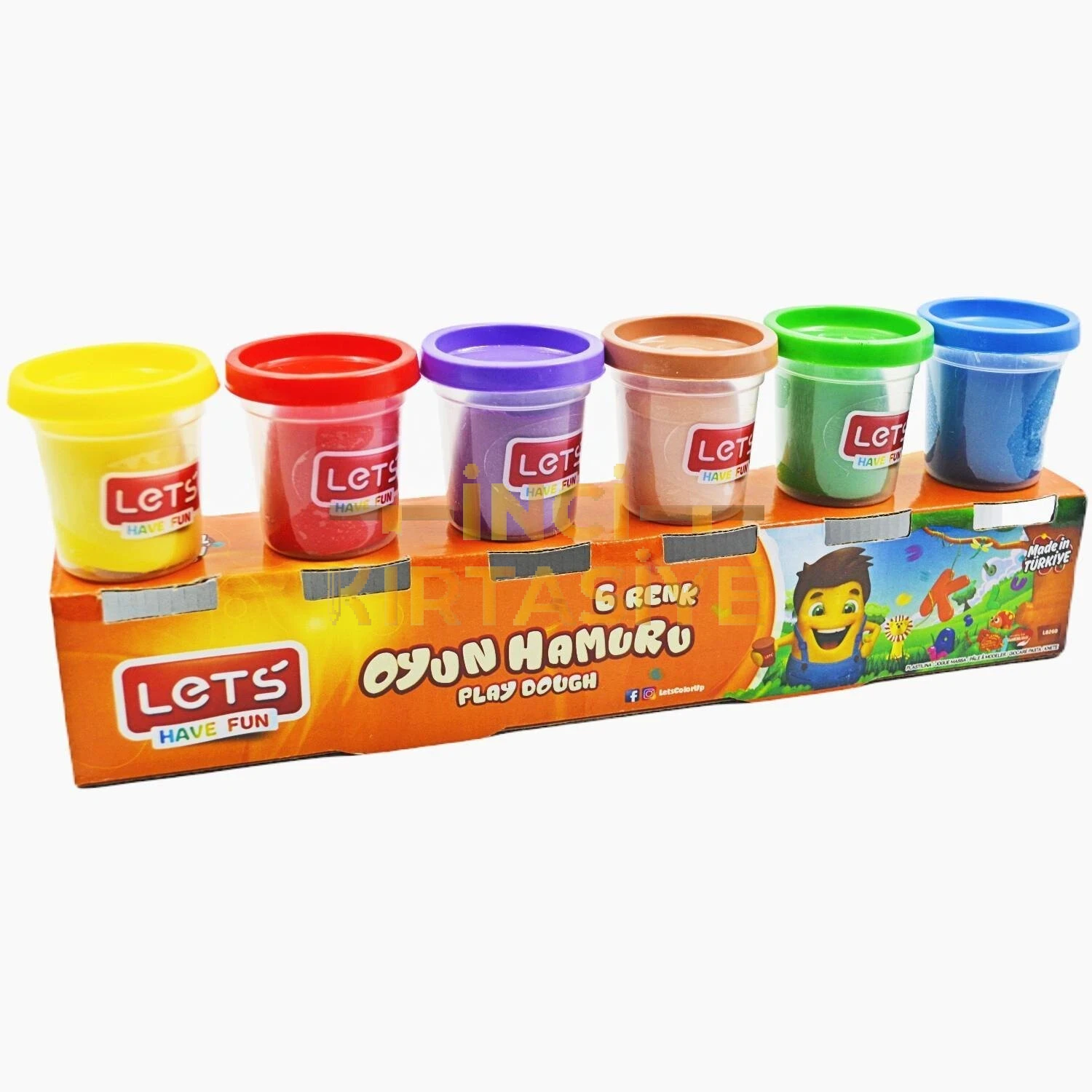 LETS 6 RENK OYUN HAMURU KÜÇÜK 336G