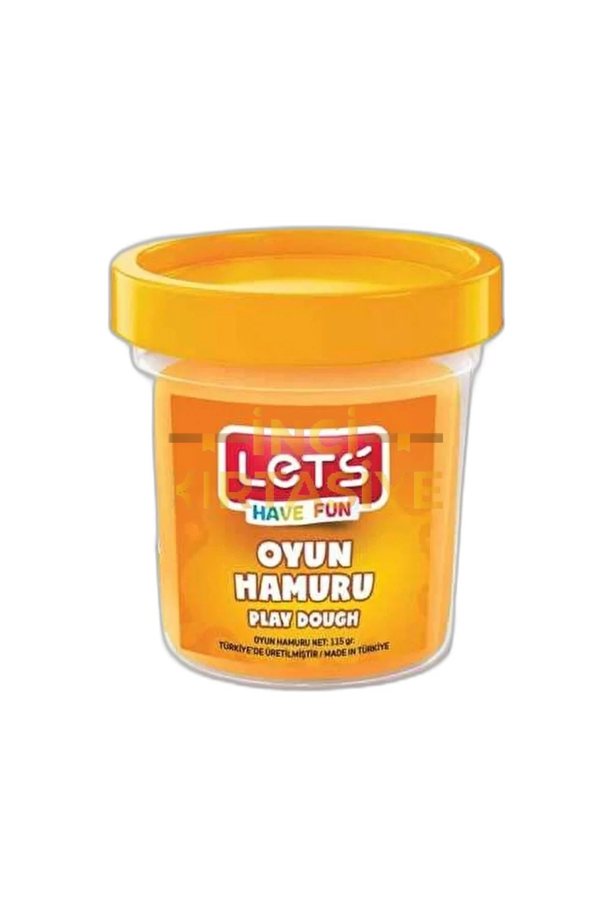 LETS TEK RENK OYUN HAMURU SARI 115 GR L8440-1