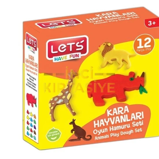 LETS OYUN HAMURU KARA HAYVANLARI SETI