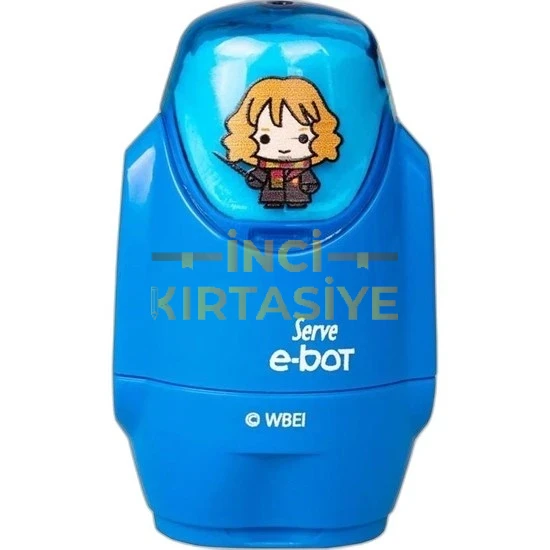 SERVE E-BOT SİLGİLİ KALEMTRAŞ MAVİ