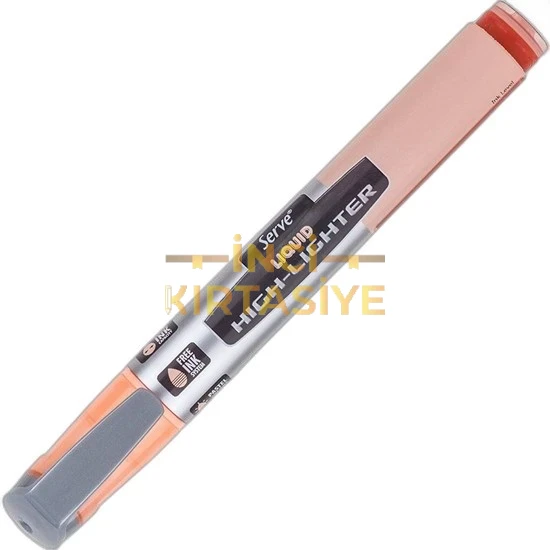 SERVE LİKİT İŞARETLEME KALEMİ PASTEL TURUNCU
