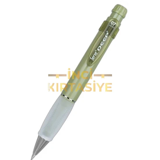 SERVE DEEP MEKANİK 0,7 KURŞUN KALEM METALİK SAGE GREEN