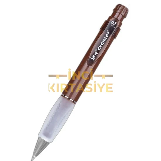 SERVE DEEP MEKANİK 0,7 KURŞUN KALEM PRE METALİK EARTH BROWN