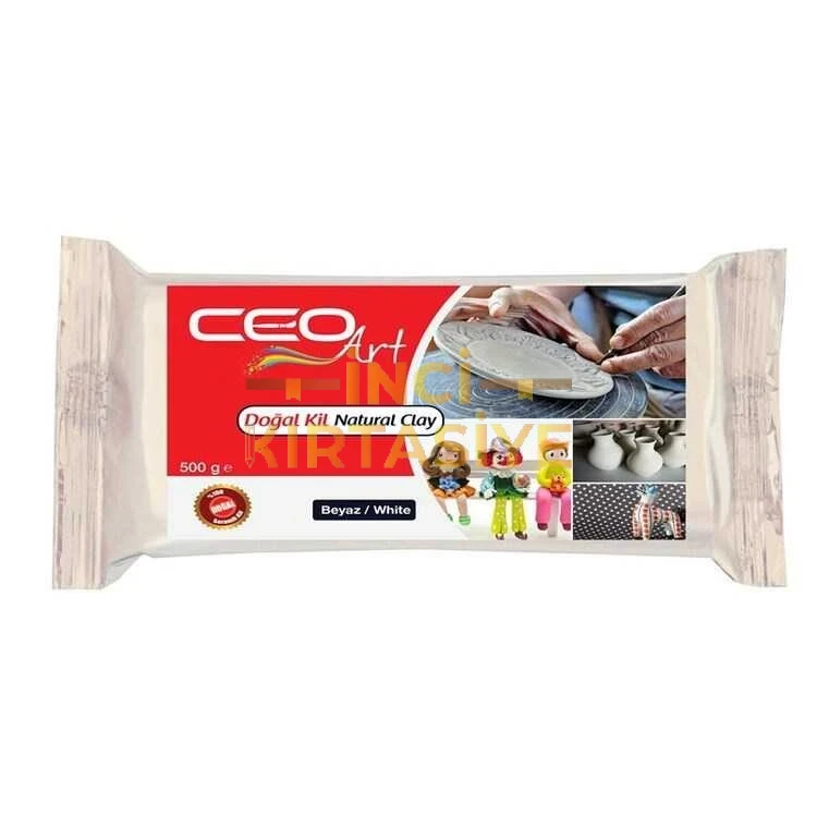 CEOART DOĞAL KİL BEYAZ 500 GR.