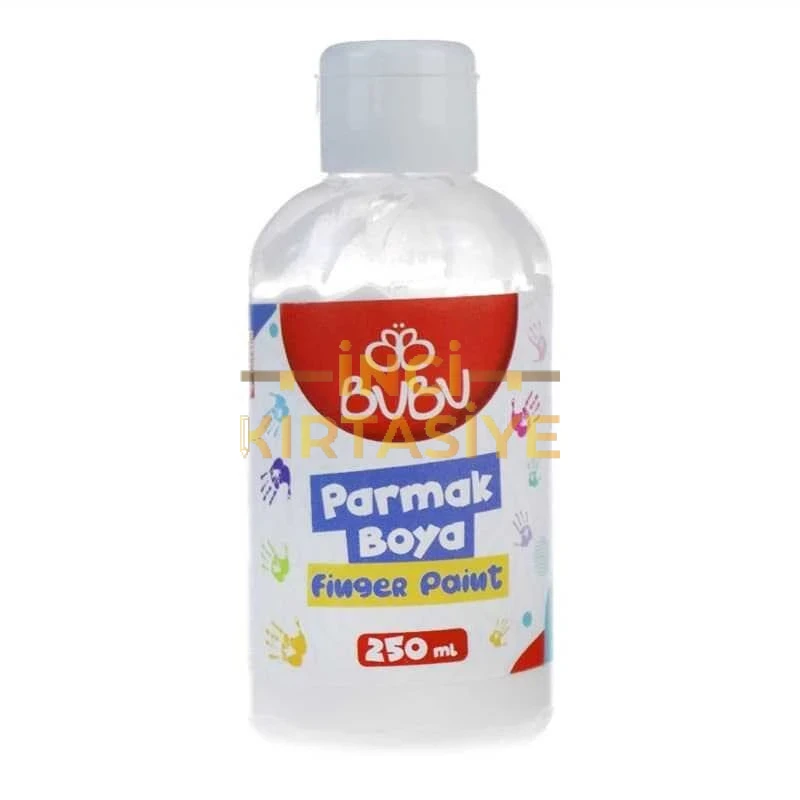 BU-BU PARMAK BOYA 250 GR. BEYAZ