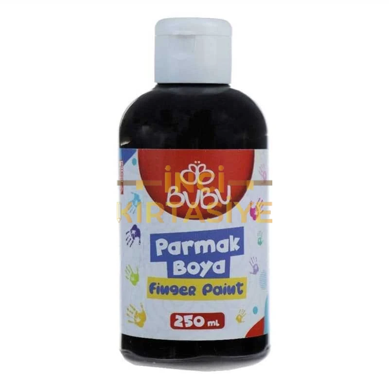 BU-BU PARMAK BOYA 250 GR. SİYAH