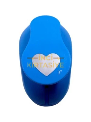 BU-BU ŞEKİLLİ EVA VE KAĞIT DELGEÇ KALP 2