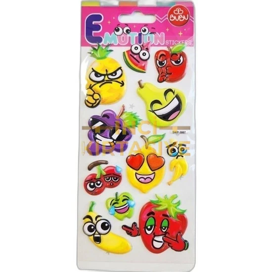 BU-BU EMOTIONS PUFFY STICKERS SEBZELER 9X21