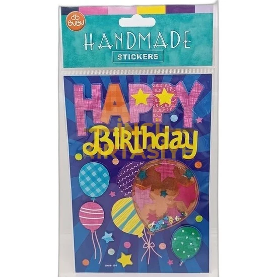 BU-BU HANDMADE STICKERS BALONLAR 12,5X23,5