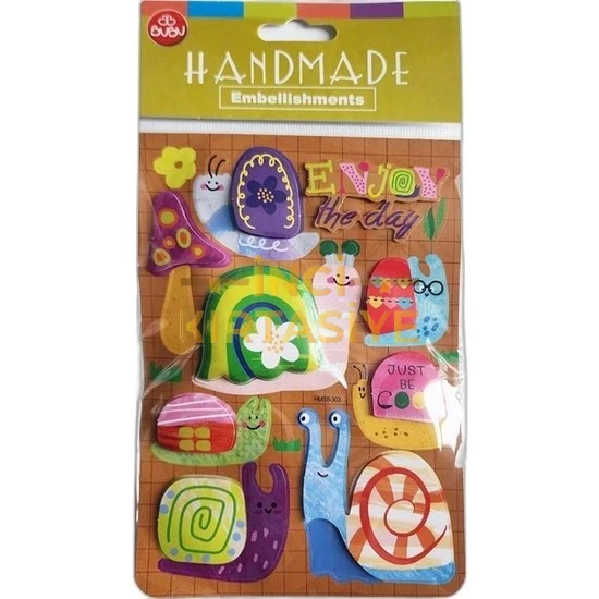 BU-BU HANDMADE STICKERS SALYANGOZLAR 12,5X23,5
