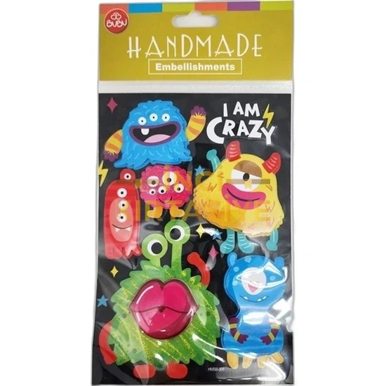 BU-BU HANDMADE STICKERS CANAVARLAR 12,5X23,5
