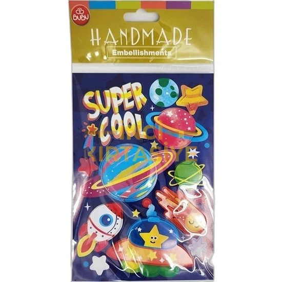 BU-BU HANDMADE STICKERS UZAY 12,5X23,5