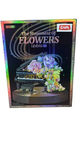 CTOYS ÇİÇEKLİ PİYANO BLOCK LEGO 841 PARÇA