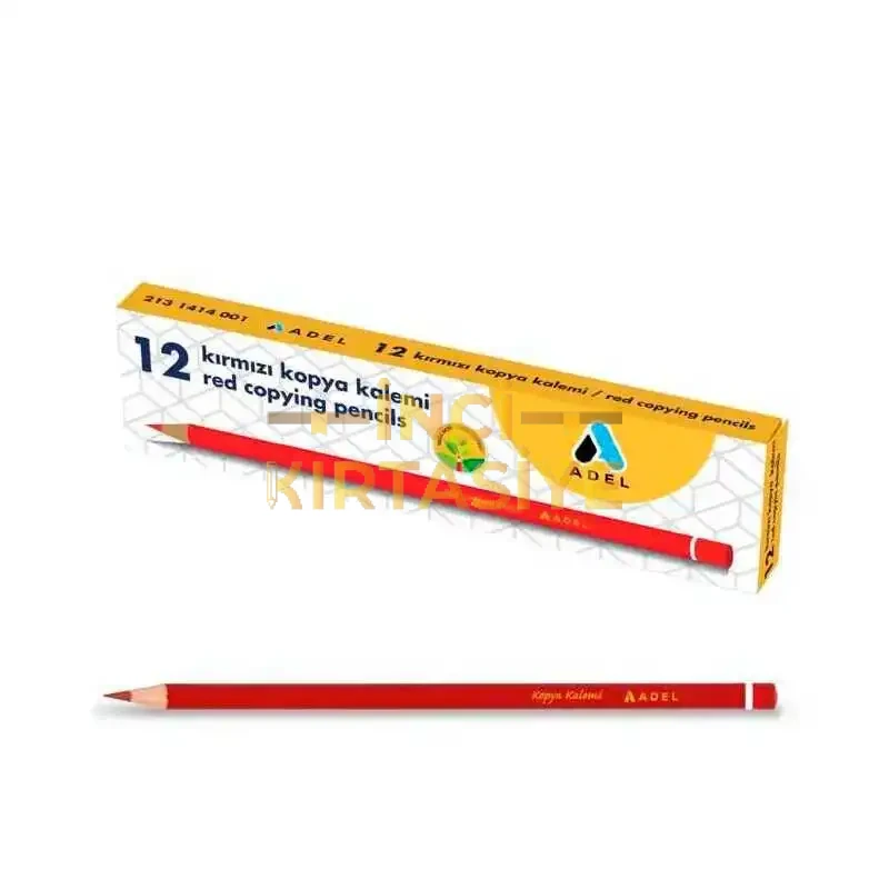 ADEL 1414 KIRMIZI KOPYA KALEMİ DÜZİNE