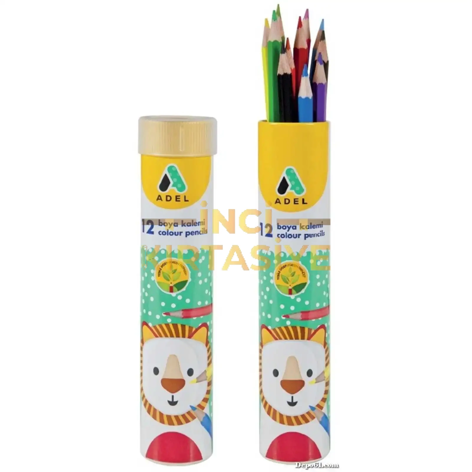 ADEL 12 RENK TÜP BOYA KALEMİ